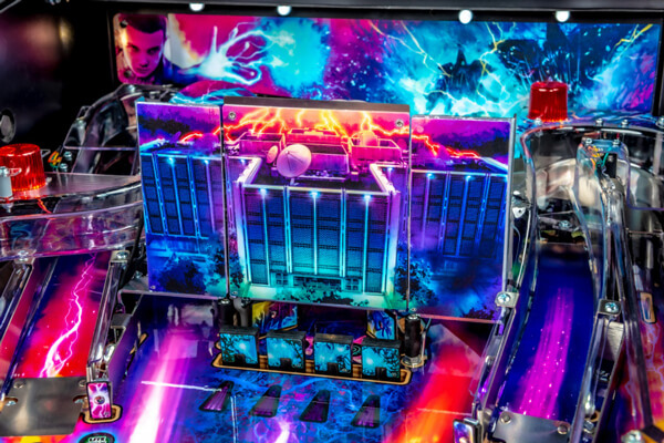 A close up shot of the playing field