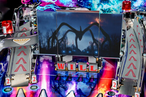 A close up shot of the playing field