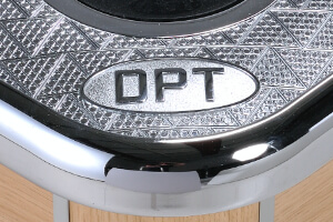 The corner cap of the Omega Professional pool table.