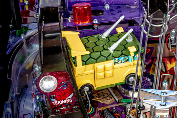 A close up shot of the playing field