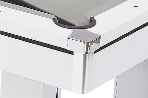 The corner of the Amalfi II pool table.