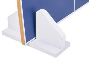 A table top holder in white.