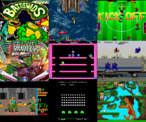 Some of the games on the AtGames ALU 1.2 CE.