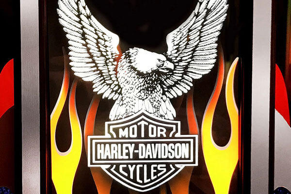 The Rock-Ola Harley Davidson Music Centre Jukebox Frame.