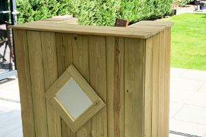 The Diamond Outdoor Bar.