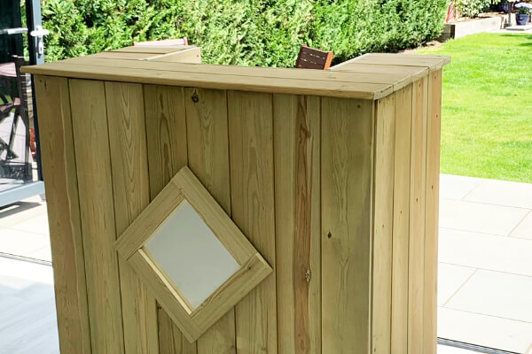 The Diamond Outdoor Bar.