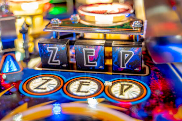 Part of the Led Zeppelin pinball.