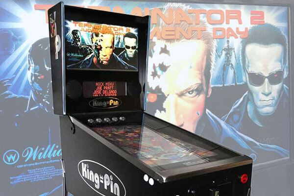 The King-Pin EX pinball machine.