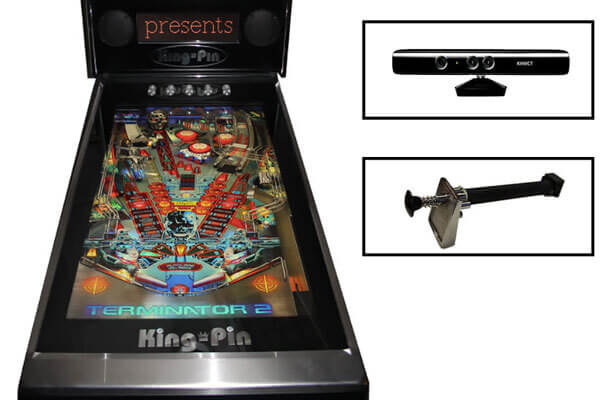 Upgrades on the King-Pin EX pinball machine.