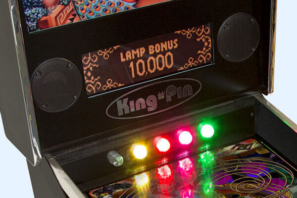 The King-Pin EX pinball machine.
