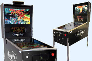 The King-Pin EX pinball machine.