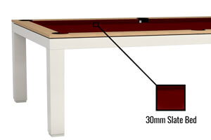 The ABC 30mm slate bed pool table.