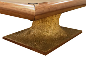 The Volcano pool table bottom.