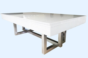 The Pixel pool table with top.