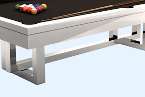 The Pixel pool table corner.
