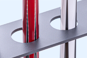 The Iron pool cue stand.