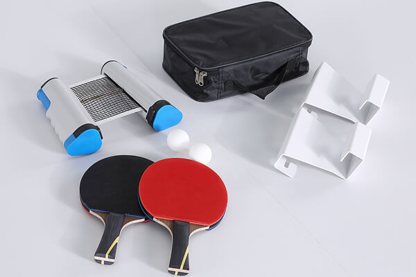 The Pureline California Outdoor/Indoor pool table converted in a tennis table.