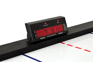 The Sure Shot Competition Air Hockey electronic score unit.