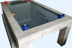 The Berlin air hockey dining table.