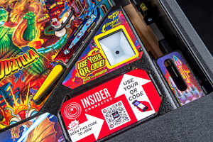 The QR code for the Godzilla Pro Pinball machine.