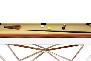 A Scorpion Slate Bed Pool table with accessories