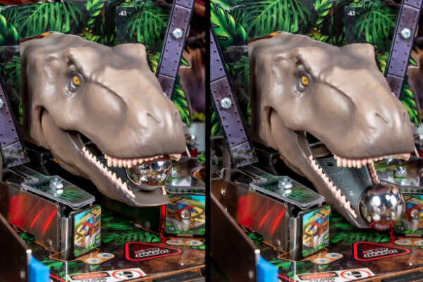 A close up shot of the playing field