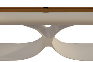 The Edra slate bed pool table foot.