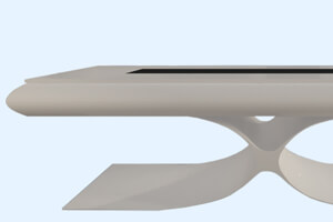 The Edra slate Bed pool table with top.