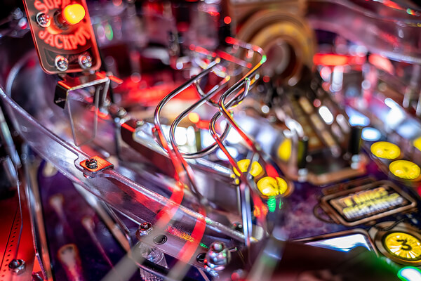 The Rush Pinball playfield