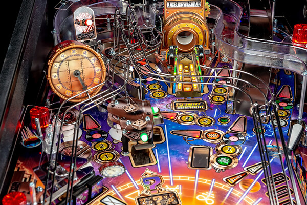 A close up shot of the playing field