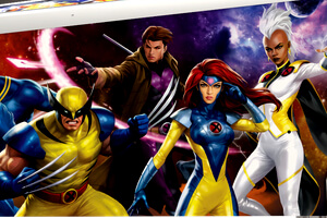 The cabinet artwork for Arcade1Up Marvel.