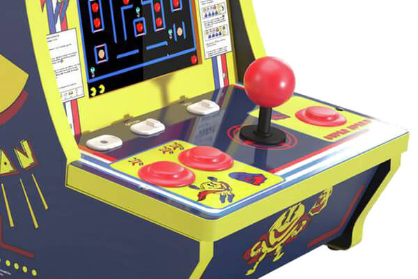 Controls on Super Pac-Man.