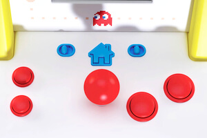 Controls on Pac-Man Jr.
