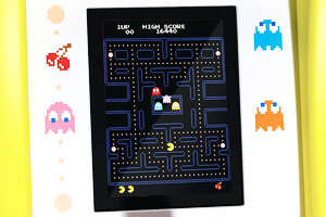 Screen on Pac-Man Jr.