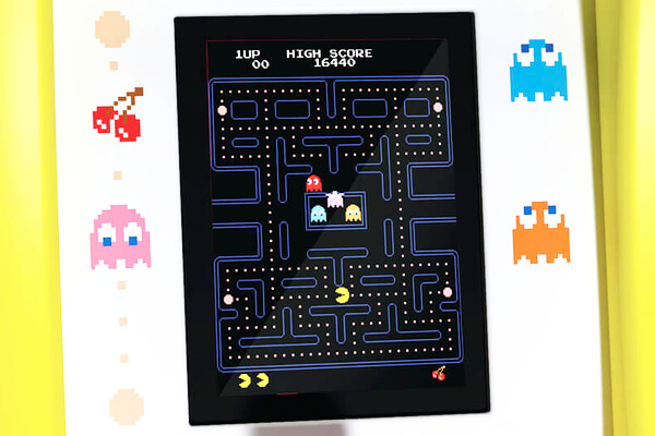 Screen on Pac-Man Jr.
