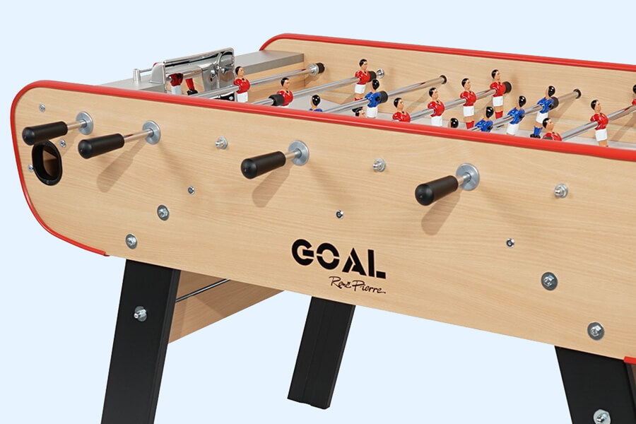 The Rene Pierre Football table corner.