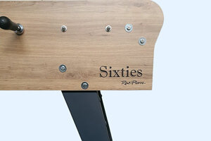 The Rene Pierre Baby-foot Sixties football table corner.