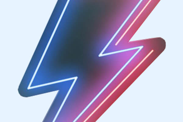 The Lightning Bolt Neon sign.