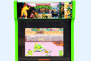 The screen of the countercade teenage tutant ninja turtles.