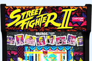 The marquee of the street fighter II countercade.