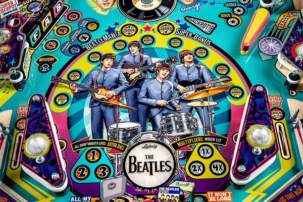 Stern Beatles diamond  pinball edition.