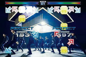 A screenshot from Pump It Up.