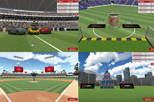 Games mode on the Sports Simulator.