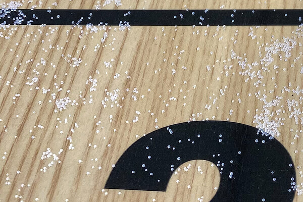 Shuffleboard powder.