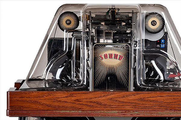 The Vinyl Beat's record player.