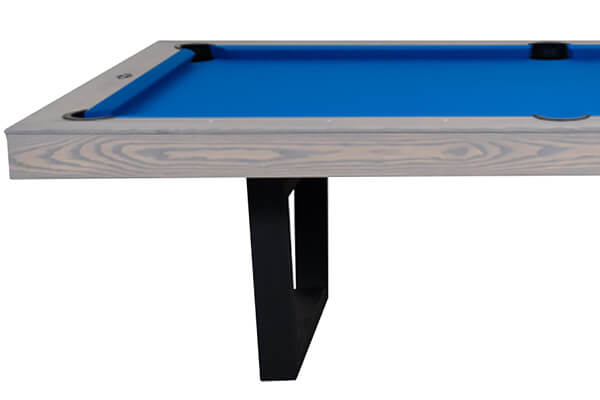 Sam Harlem Slate Bed Pool Table Cabinet Side.