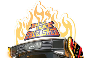 The Dead heat Unleashed Arcade cabinet top.