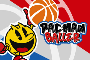 The Pac-man Baller Arcade graphics.