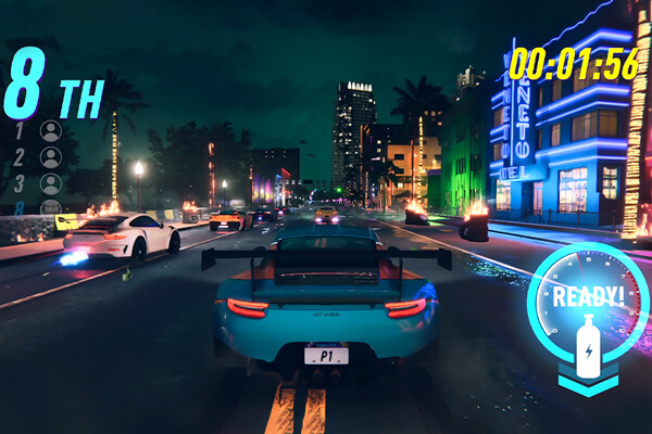 The NFS Heat Takedown Arcade Graphics.