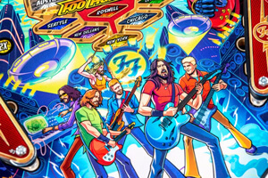 Foo Fighters Pinball artwork.